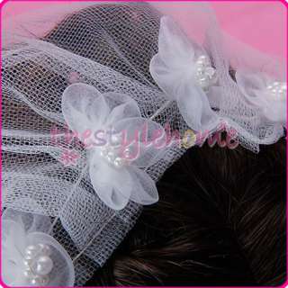 Headband Wedding Dress/Gown for 18 American Girl Doll  