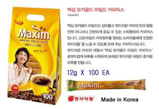 Maxim Mocha Gold Mild Coffee Mix 100 P / Korean Food  