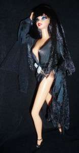 Elvira Mistress of the Dark ~ OOAK GOTHIC Barbie doll  