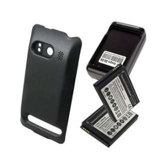 Extended 3500lmAh Battery + Charger for EVO HTC 4G + Cover of SPRINT 