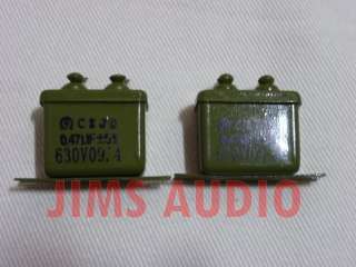 Chi Da Mil Grade 0.47uF 630V film oil capacitor 2 pcs   