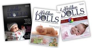 Lifelike Dolls SOLD OUT issues 1 3 PDF on CD, April Aug  