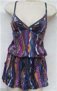 COOGI Swimwear Sexy Beach Romper Cover up Womans Size L Msrp $68 