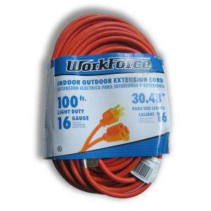 100 ft. 16/3 Workforce Extension Cord AW625718 at The Home Depot