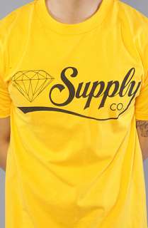 Diamond Supply Co. The Diamondaire Tee in Gold  Karmaloop 