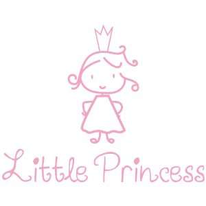 Wandkings Little Princess Wandtattoo   Farbe und Größe wählbar 
