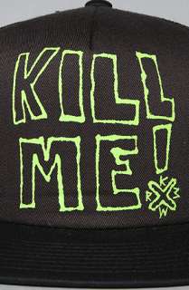 KR3W The Kill Me Trucker Hat in Black  Karmaloop   Global 