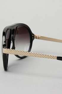 Mosley Tribes The Hayes Sunglasses in Black and Gold  Karmaloop 