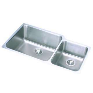   35.25x20.5x9.875 Double Bowl Kitchen Sink ELUH3520R 