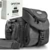 KIT Mantona Premium System Tasche schwarz + Bundlestar Akku für CANON 