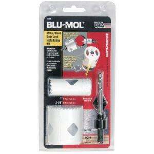BLU MOL 2 1/8 In. x 1 In. Bi metal Lock Installation Kit 6556 at The 