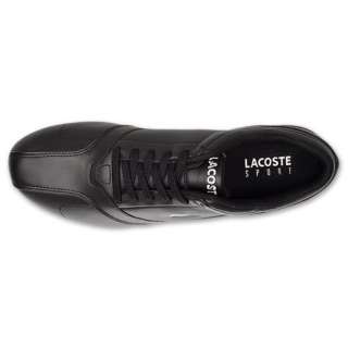 NEW Lacoste Futur 2 LC SPM Black Silver Casual Leather Mens Shoes Size 