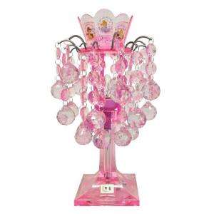 Disney 14 in. Disney Princess LED Chandelier Lamp with crystal gems 