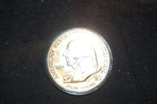 1974 P DATED John Adams US MINT American Revolution Bicentennial Medal 