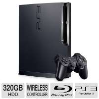 Click to view Sony PS3 S320G RB PlayStation 3   320GB, Slim, Built In 