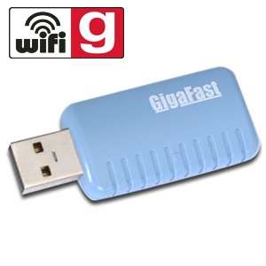 GigaFast WF748 CUI USB Wireless Network Adapter   54Mbps, 802.11g at 