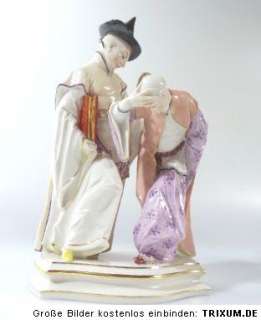Nymphenburg Bustelli Figur Chinesen Priester + Schüler  