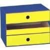   Utensilienbox BxTxH 305x234x156mm gelb/blau  Elektronik