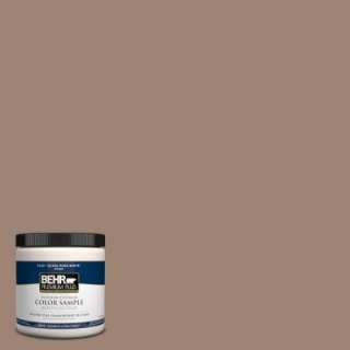 BEHR Premium Plus 8 oz. Blanket Brown Interior/Exterior Paint Tester 