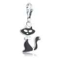  Pasionista Charms Anhänger 925 Sterling Silber Katze 