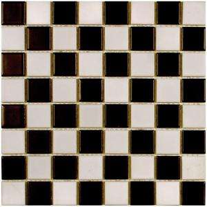   Glazed Porcelain Mosaic Floor and Wall Tile FKOBM148 at The Home Depot