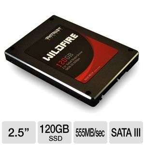 Patriot PW120GS25SSDR Wildfire 2.5 Solid State Drive   120GB, SATA III 