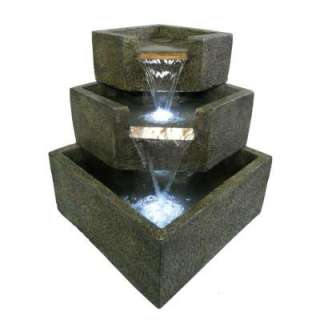   Falls Electric Corner Fountain With LEDs 46200 