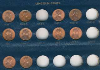 Partial Set Lincoln Cents 1909   1973 + extras  