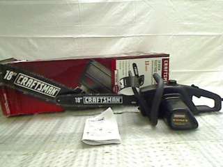 CRAFTSMAN 18 ELECTRIC CHAIN SAW 4 HP 34118 CHAINSAW  