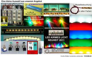 LED Lichtorgel für Faller Kirmes Modelle und Disco NEU  