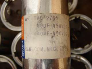   vintage capacitors TVL 2764 40 UF MFD 450 VDC V for tube amp  