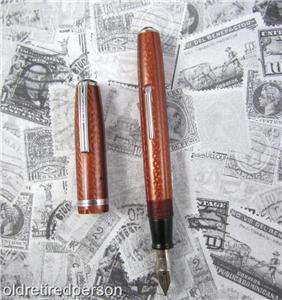Restored Vintage Esterbrook Copper J Fountain Pen With Master Series 