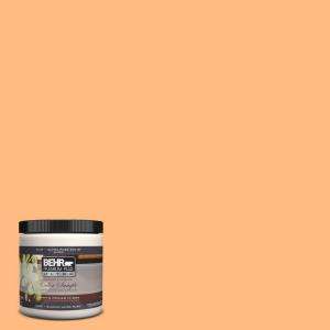 BEHR Ultra 8 oz. Apricot Flower Interior/Exterior Paint Tester # 270B 