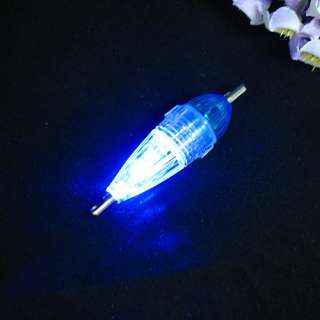 MINI LED Deep Drop Underwater Fishing Squid Lure Light blue constant 