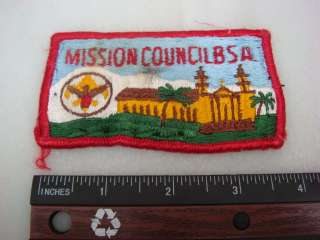 Boy Scout BSA Patch MISSION COUNCIL  
