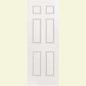 Masonite Safe N Sound 30 in. x 80 in. Composite Solid Core 6 Panel 