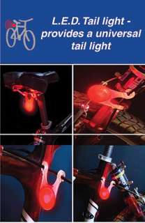 NEW Bike Bicycle HeadLight LED Tail Light Marker Set  