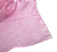 k29 Light Pink Mirror Organza Fabric Mesh Sheer by Yard  
