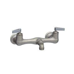 KOHLER Knoxford Wall Mount 2 Handle Low Arc Service Sink Faucet in 