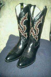NEW MEXICAN Mens Camaleon Negro Print Cowboy Boots***LQQK  