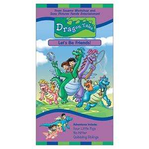 Dragon Tales   Lets Be Friends   VHS, New  