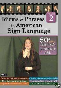 American Sign Language Idioms & Phrases #2 Training  