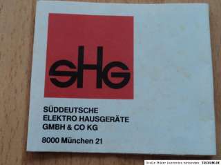 SHG Haartrockner Set 70er Design  