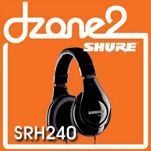 Shure SRH240 Professional Headphones for iPod *GENUINE*  