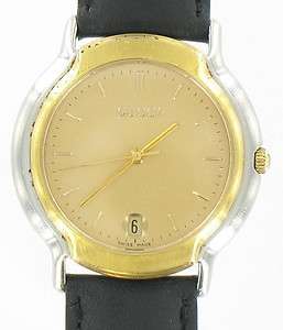 Rare Vintage gucci watch Gold tone Dial background Swiss made  