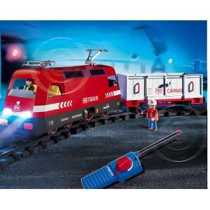PLAYMOBIL® 4010   RC Güterzug mit Licht: .de: Spielzeug