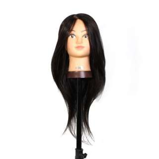 Cosmetology Mannequin Head Synthetic 28 Black Jenny  