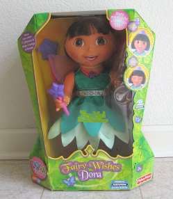 NEW Dora the Explorer   Fairy Wishes Dora Talk 15 Doll  