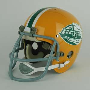 1975 WFL Shreveport Steamer Suspension Football Helmet  