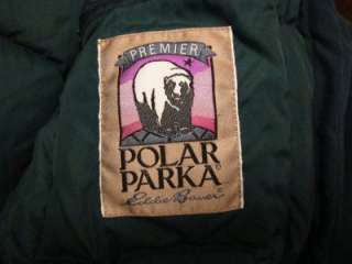 Vtg Eddie Bauer Polar Parka Womens Down Puffer Jacket Coat Coyote Fur 